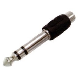 Adaptor Audio 6.3mm Stereo σε RCA Θηλυκό JT3177 EA2040 JKG Αντάπτορς Onetrade